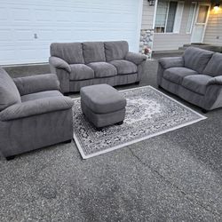 Grey Sofa Set Delivery Available 🚚