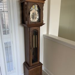 Emperor Black Walnut Grandfather Clock 