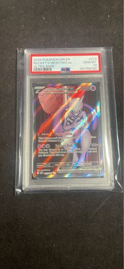 PSA 10 Rocket's Mewtwo ex Ultra Rare #213 Pokemon Card