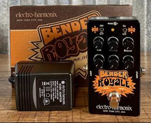 EHX bender royale fuzz guitar pedal