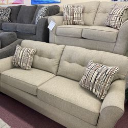 🇺🇸HUGE Ashley Furniture Blowout Sale!🇺🇸 Brand New Sofa Loveseat Set! $50 Down Takes It Home Today! 