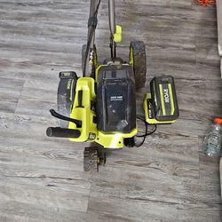 Ryobi 40volt 8" Brushless Edger With Battery And Charger