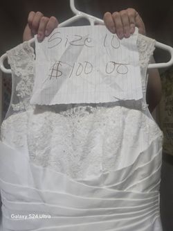 New Wedding Dress size 10 $100