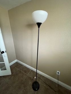 Black floor lamp
