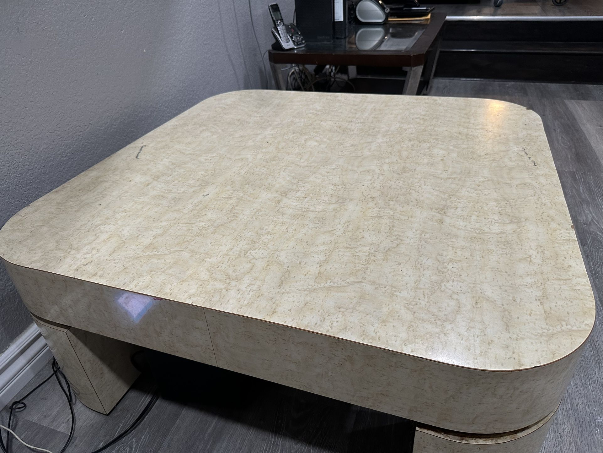 *ANTIQUE MARBLE TABLE *