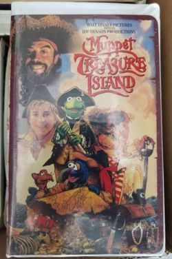 Disney Movie / Muppets Treasure Island Retro VHS Format Movie.
