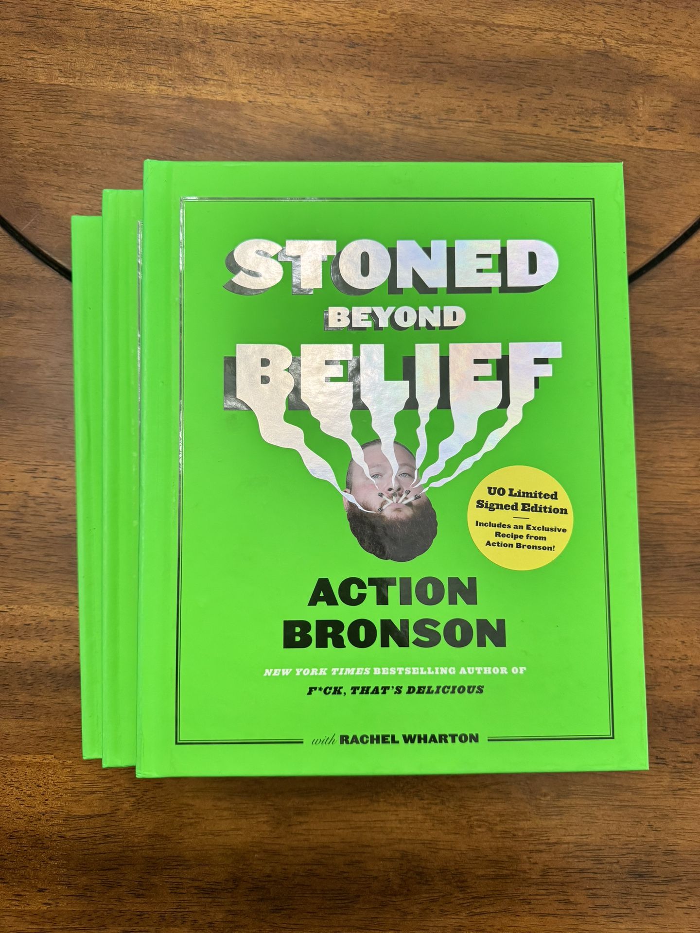 Action Bronson Stoned Beyond Belief Signed Edition New 