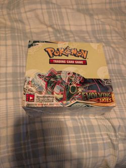 Please read. Pokemon Evolving Skies Booster Box