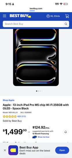 Apple 13 iPad Pro M5 256 Gb