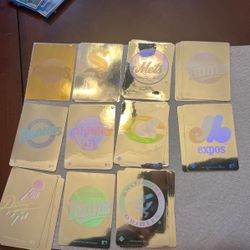 Memorabilia Baseball Team Cards