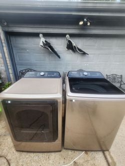 Samsung electric dryer set