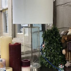 Glass Lamp 200$ Retail (make Offer ) 