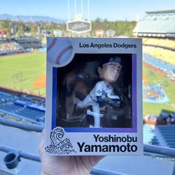 NEW! Yoshinobu Yamamoto Dodgers Bobblehead 06-13-24