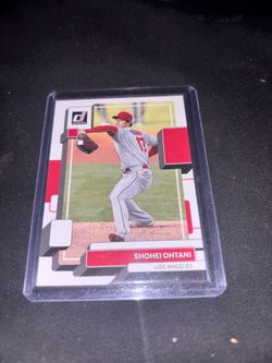 Donruss angels Shohei Ohtani baseball card