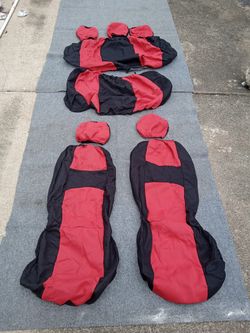 FH Group Flat Cloth Full Set Seat Covers