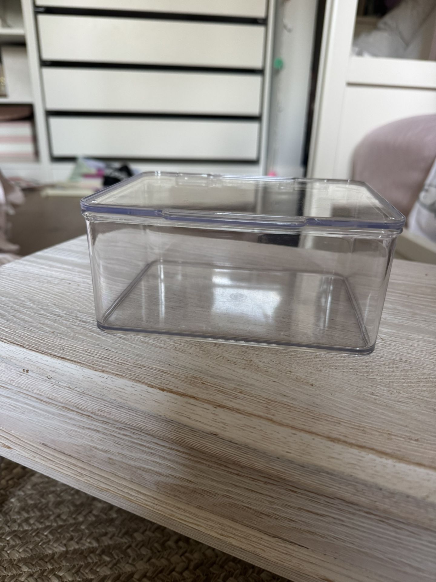 Stackable Clear Containers With Lid 6.5inch X 5inch X 2.75