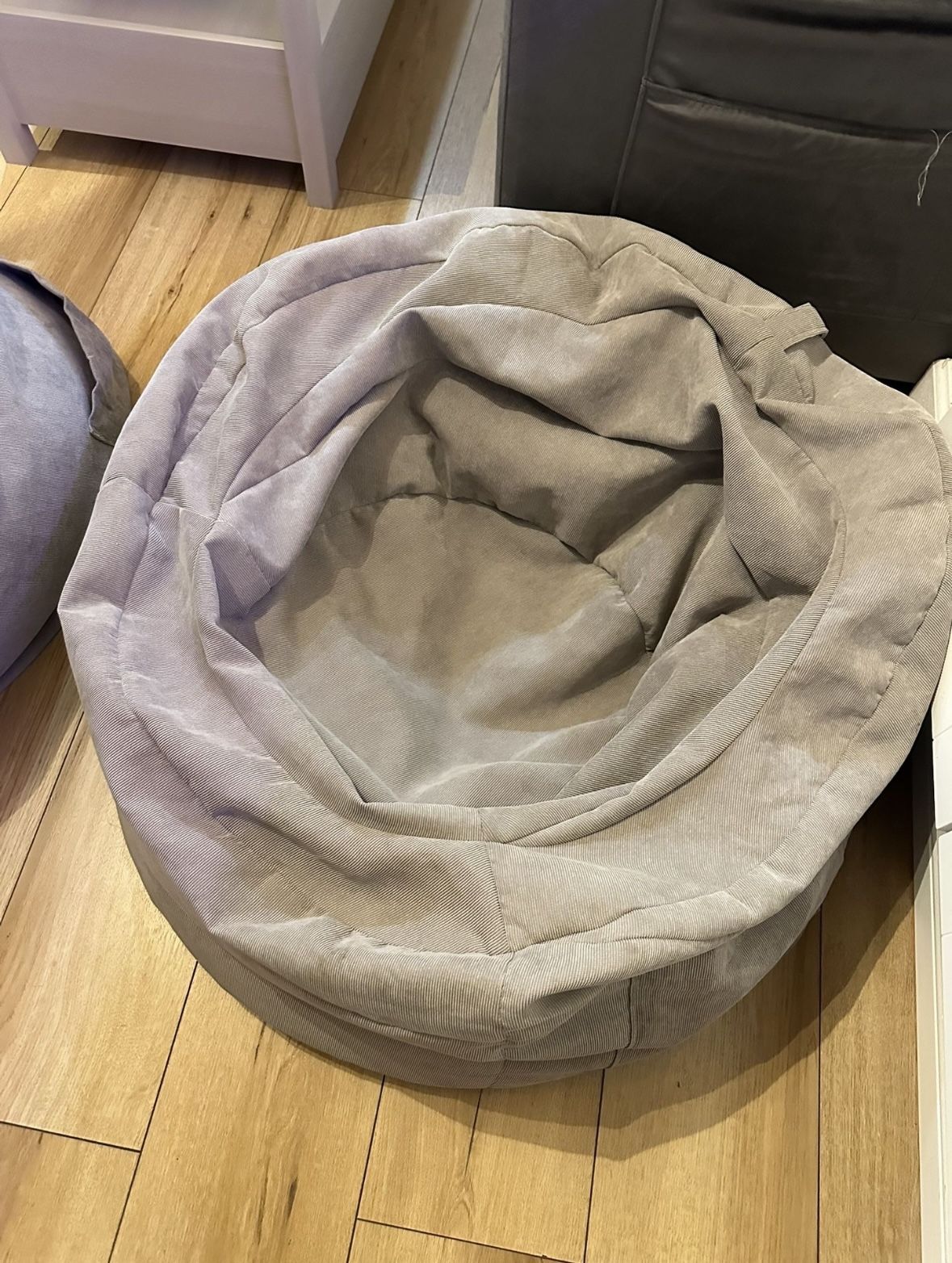 Grey Bean Bag Chair