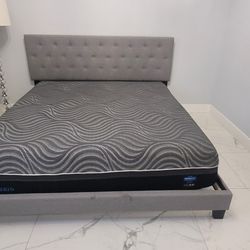 King Bed Frame and Matress