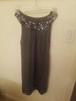 EXPRESS Black SPARKLE SEQUIN Ruched MINI DRESS