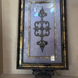Glass Framed Pictures With Metal Stand