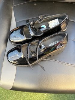 Black platform shoes size 6