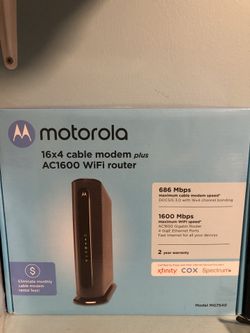 Modem/router Untouched Firm Price Cash Only