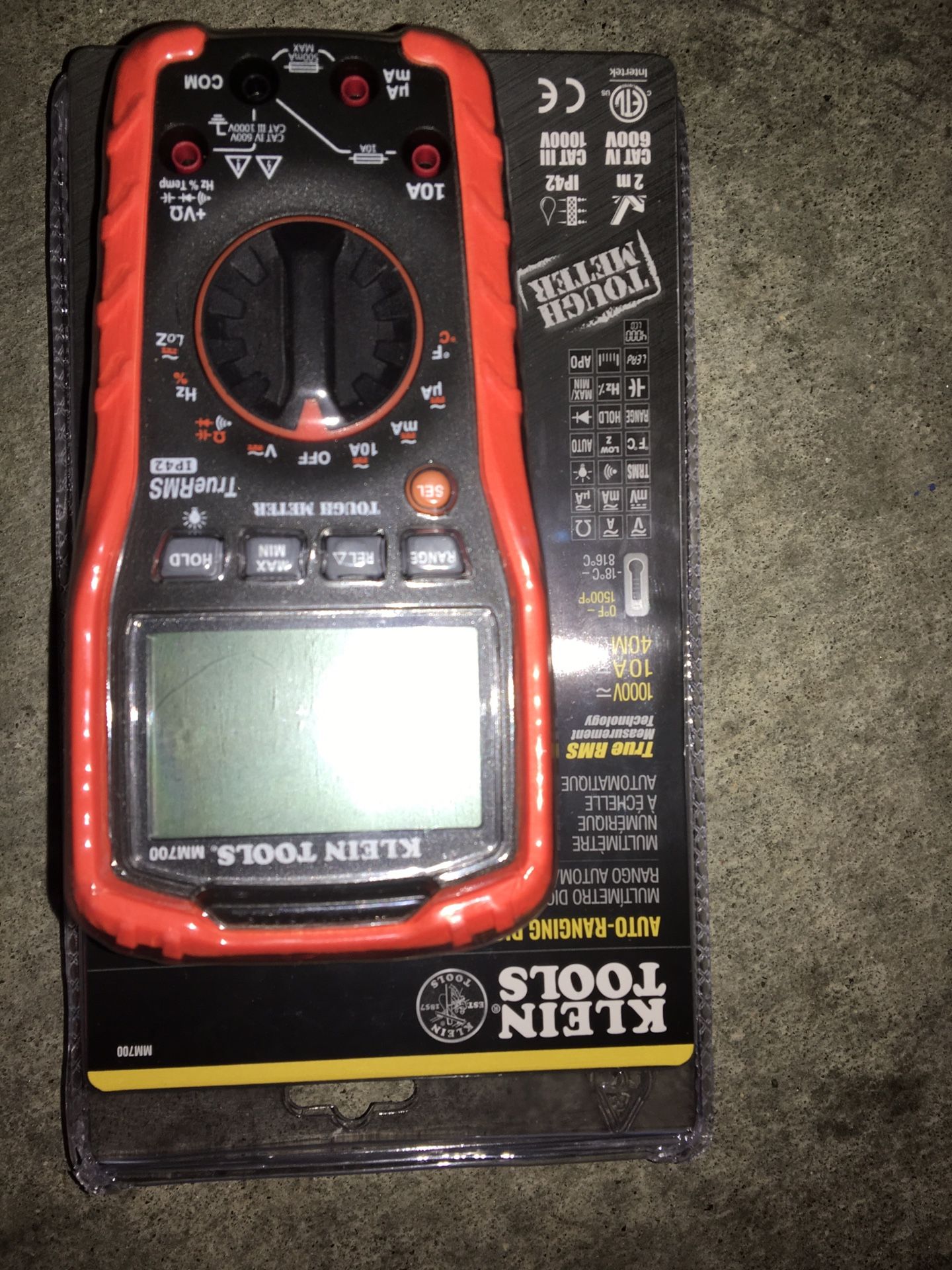 Klein multimeter