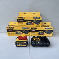 Dewalt Battery 6 AH 20v/60v And Charger 6 amp (Price Is Each Kit)