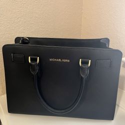 Black Michael Kors Rectangular Purse