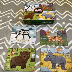 4 In A Box Puzzle Set