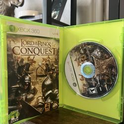 Lord If The Rings Conquest Xbox 360 Rare Come S Complete With Manual And Case 