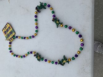 Dragon Mardi Gras beads