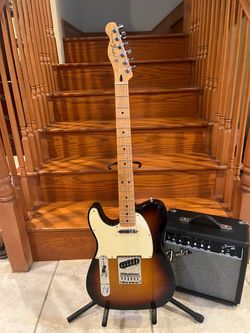 Fender MIM Left Handed Telecaster w/ Fender Amp