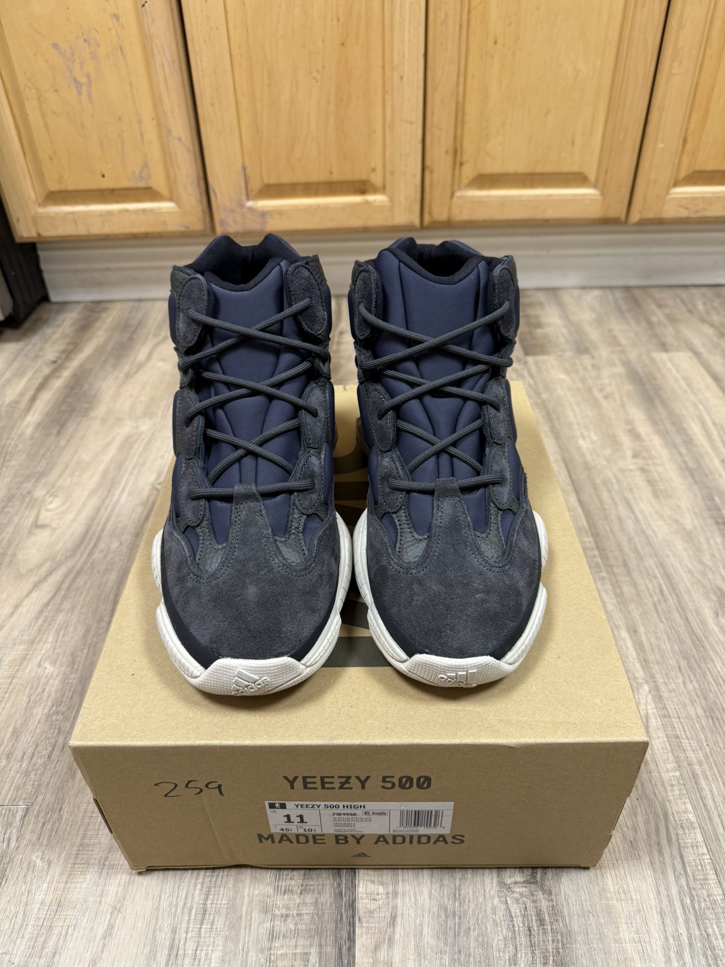 Adidas Yeezy 500 High Slate Size 11M