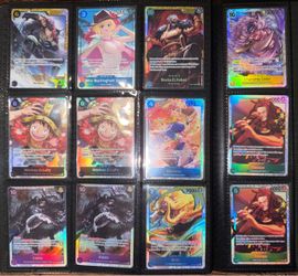 One Piece OP-17 Card Lot – Loki, Stussy, Xebec, Luffy