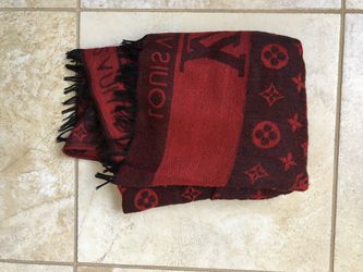 Louis Vuitton Red Scarf