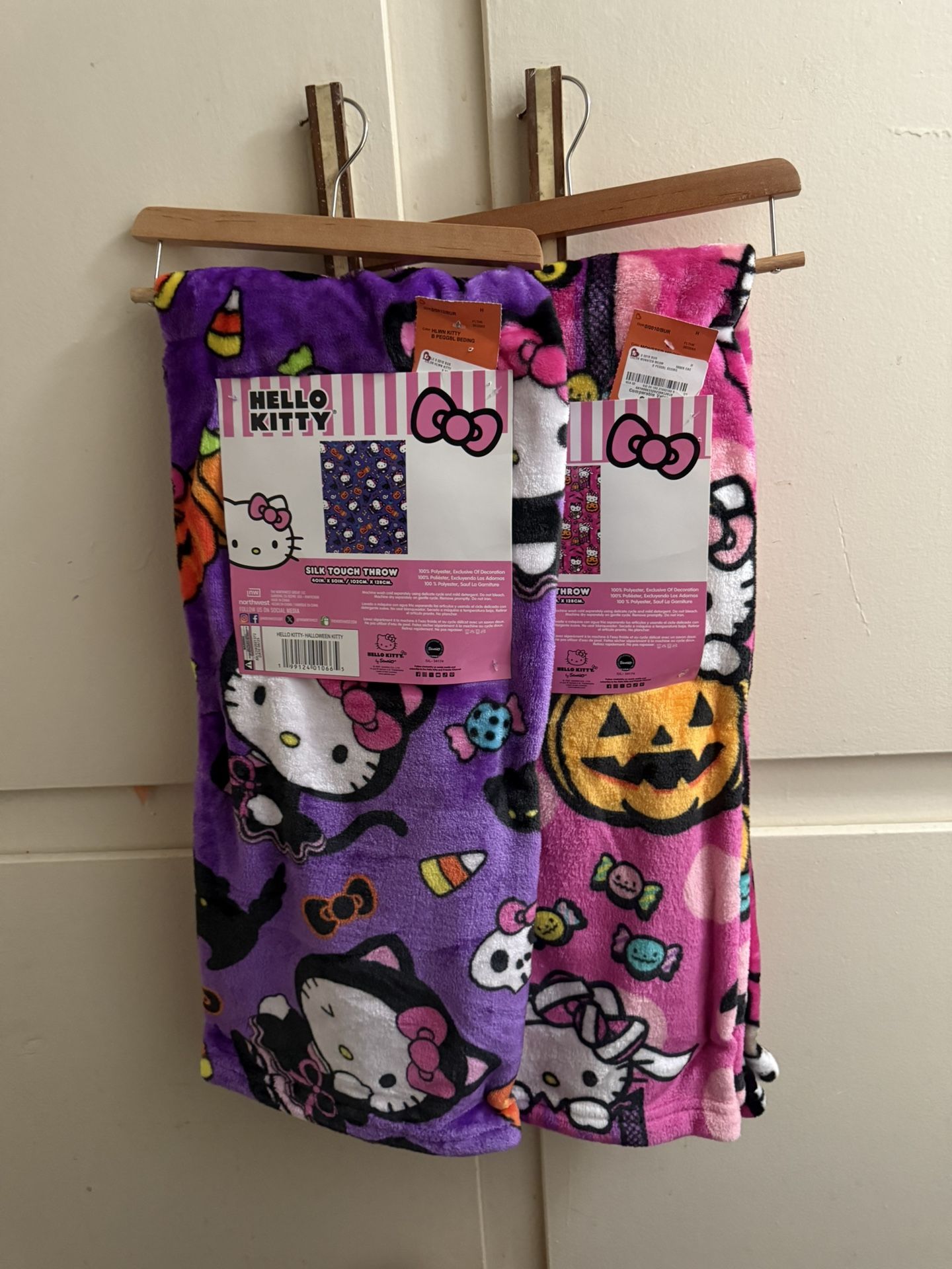 Hello Kitty Halloween Baby Blanket