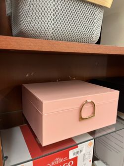 SONGMICS 2-Layer Jewelry Box Organizer w/ Handle - Pink