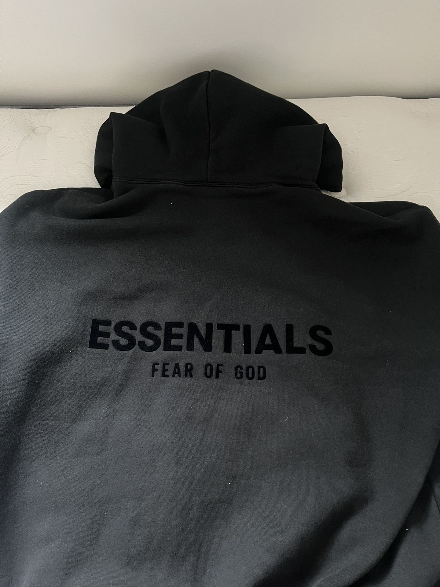 Black Essentials Hoodie