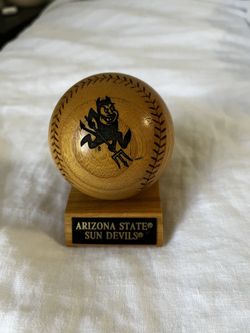 ASU sundevils Wood Decoration Baseball