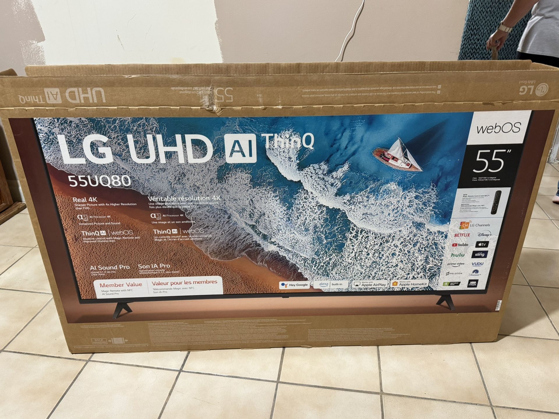 LG 55 inch TV