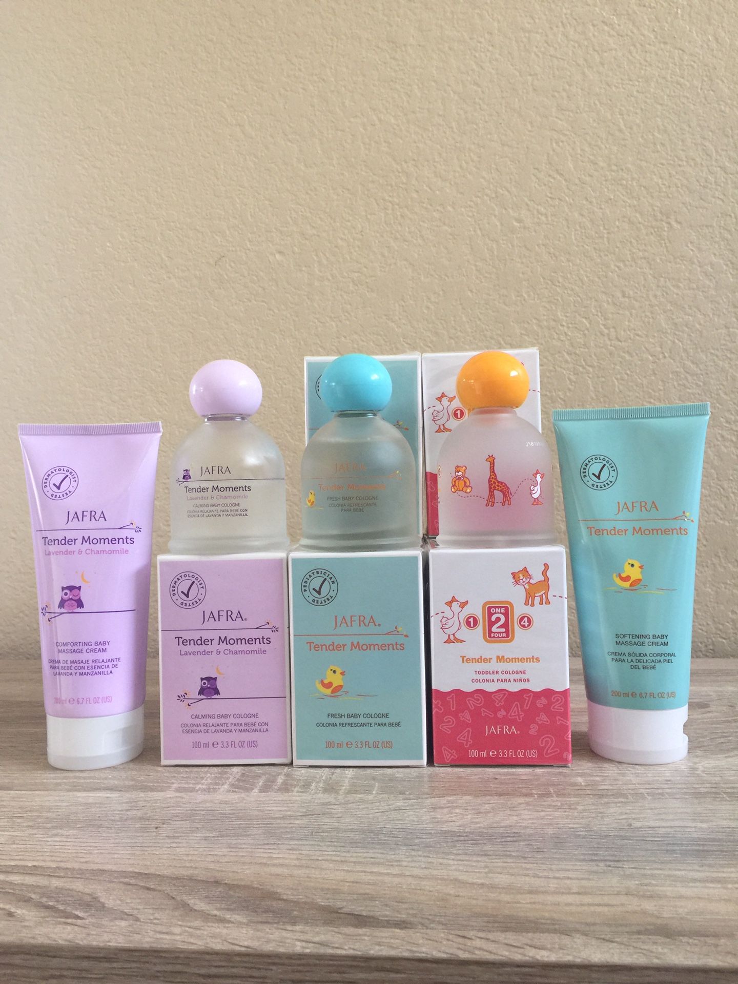 Jafra products- tender moments- royal jelly-makeup-fragrances etc..