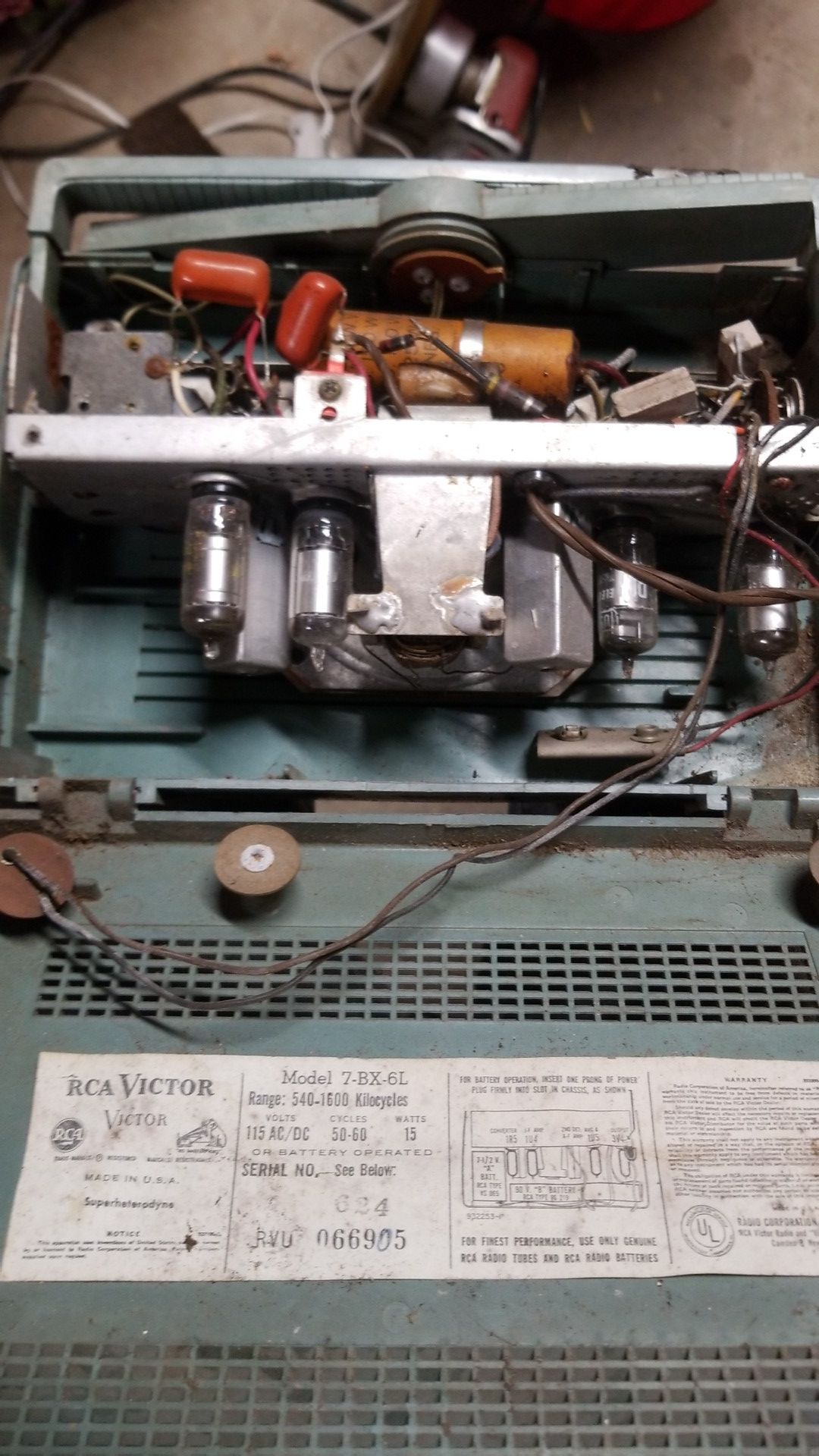 RCA Victor radio 1956