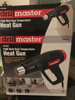 drill master 1500 watt dual temperature heat gun