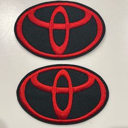 Two Toyota Style Patches New Condition 
