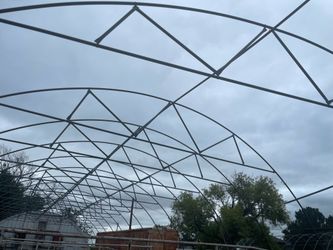 12pcs.  12’ x 30’ V Truss Greenhouse