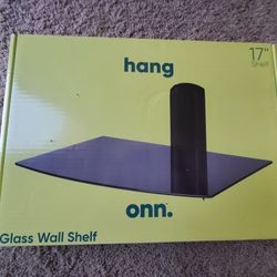 Mountable Glass Shelf.