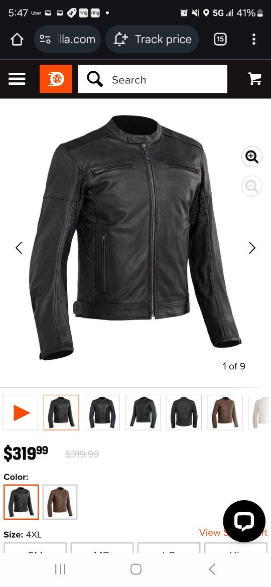 Street And Steel Leather Motorcycle JAcket
