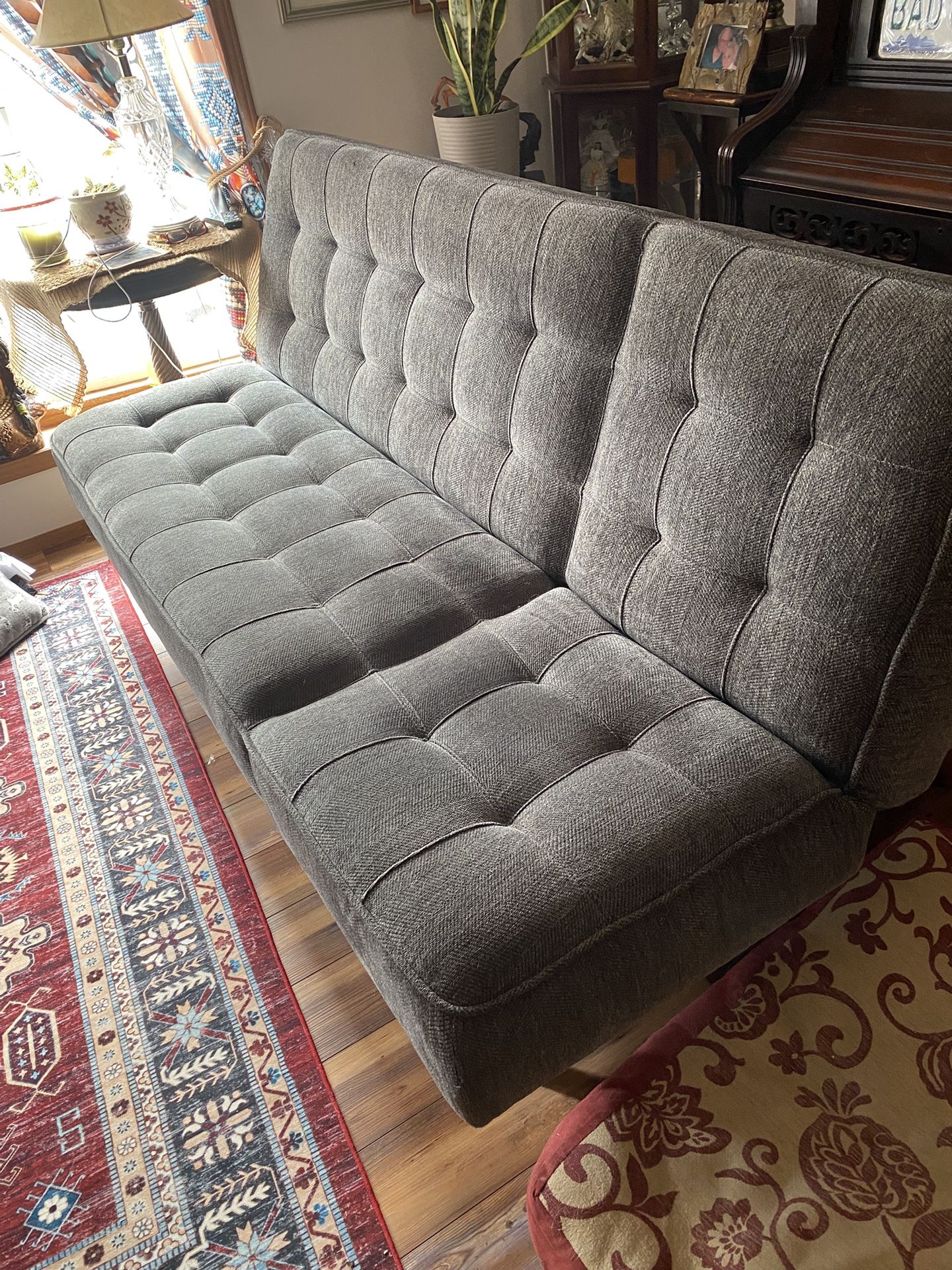 Ramsey Charcoal Futon