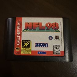 NFL 98 Sega Genesis Game